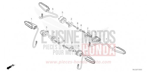 BLINKER CRF1100D4P de 2023