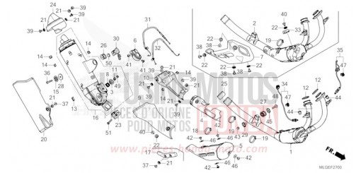 ABGAS-SCHALLDAEMPFER CRF1100D4P de 2023