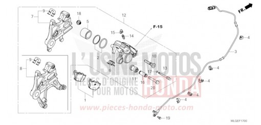 HINTERRAD-BREMSSATTEL CRF1100DP de 2023