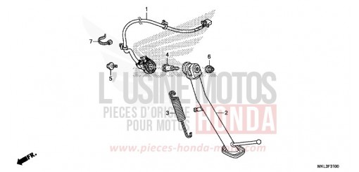 BEQUILLE NC750XDL de 2020