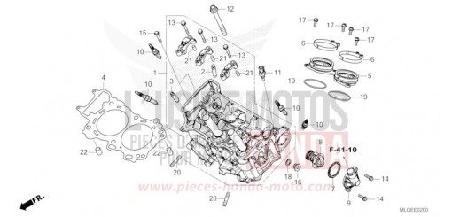 ZYLINDERKOPF CRF1100DP de 2023