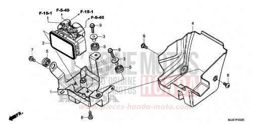 ABS-MODULATOR CB500FAG de 2016