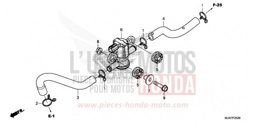 LUFTEINBLASMAGNETVENTIL CB500FAG de 2016