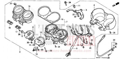 MESSGERAET CB750F2W de 1998