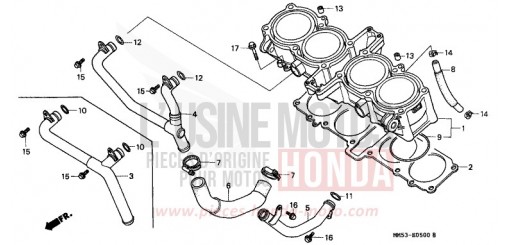 ZYLINDER CBR1000FH de 1987