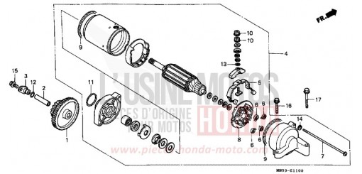 ANLASSER CBR1000FH de 1987