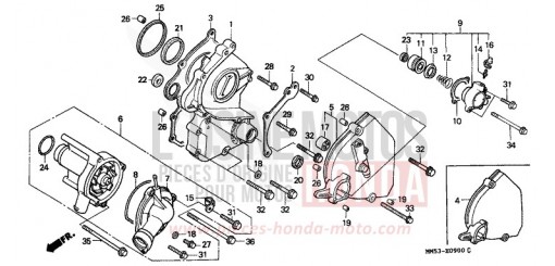 WASSERPUMPE CBR1000FJ de 1988