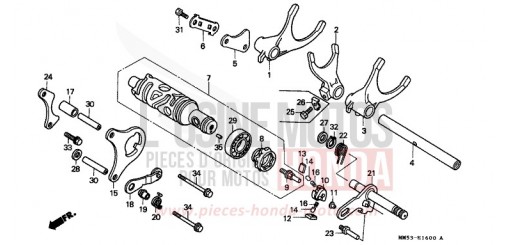 SCHALTTROMMEL CBR1000FJ de 1988