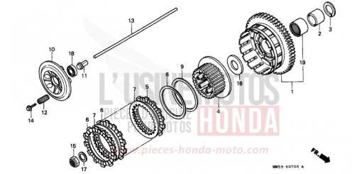 KUPPLUNG CBR1000FJ de 1988