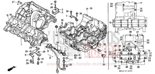KURBELGEHAEUSE CBR1000FL de 1990
