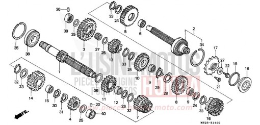 GETRIEBE CBR1000FL de 1990