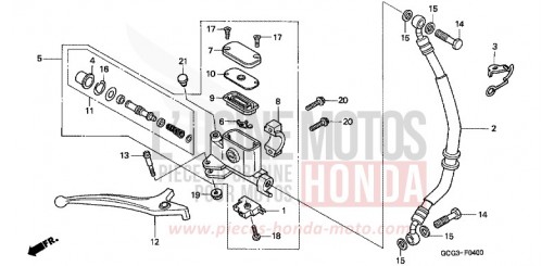 VORDERRADBREMSE SGX50W de 1998