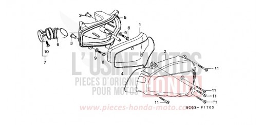 LUFTFILTER SGX50W de 1998