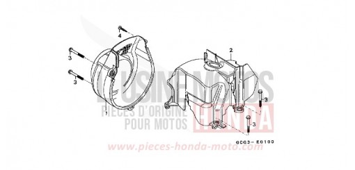 GEBLAESEABDECKUNG/RADKRANZ SGX50W de 1998