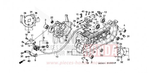 KURBELGEHAEUSE/OELPUMPE SGX50X de 1999