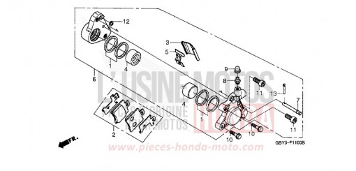 VORDERRAD-BREMSSATTEL SH50T de 1996