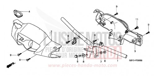 ROHRGRIFF/GRIFFABDECKUNG SH50W de 1998