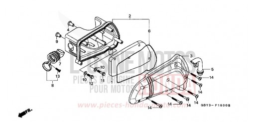 LUFTFILTER SH50X de 1999