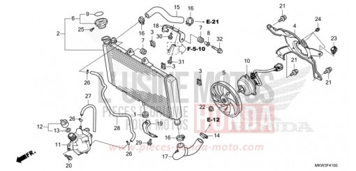 RADIATEUR NC750XDM de 2021