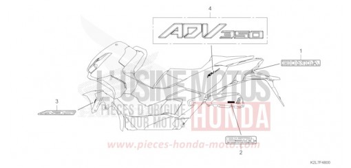 MARKE/EMBLEM ADV350AP de 2023