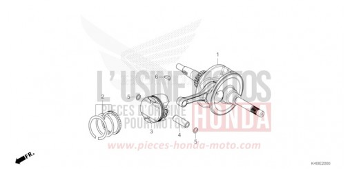 VILEBREQUIN/PISTON NSS125ADP de 2023