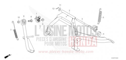 BEQUILLE NSS125ADP de 2023