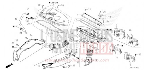 LUFTFILTER CB650RAP de 2023