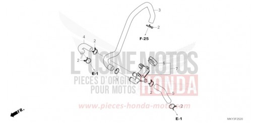 LUFTEINSPRITZ-STEUERVENTIL CB650RAP de 2023