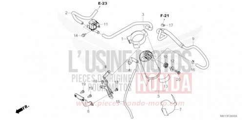AKTIVKOHLEBEHAELTER CB650RAP de 2023