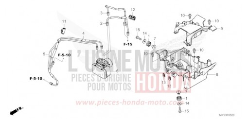 ABS-MODULATOR CB650RAP de 2023