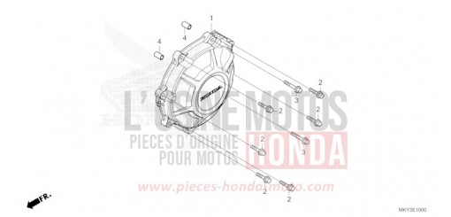 GENERATORABDECKUNG CB650RAP de 2023