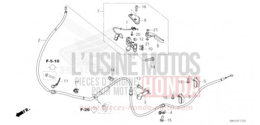 HANDBREMSHEBEL NSS750P de 2023