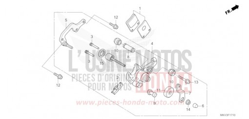 FESTSTELLBREMSSATTEL NSS750P de 2023