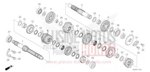 GETRIEBE CBF125NAP de 2023