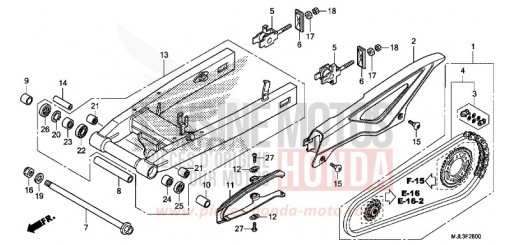 SCHWINGENARM NC750XAE de 2014