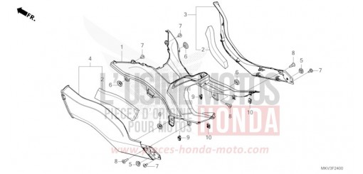 SEITENBLECH/MITTELABDECKUNG NSS750M de 2022