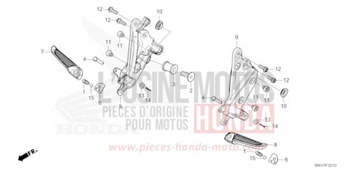 SOZIUS-FUSSRASTE NSS750M de 2022