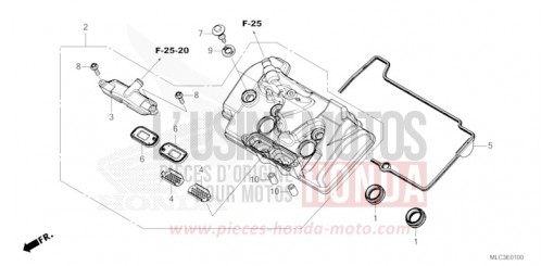 ZYLINDERKOPFDECKEL XL750P de 2023