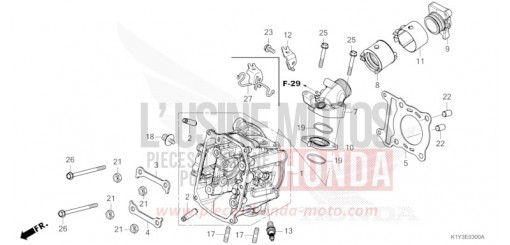 ZYLINDERKOPF WW125AP de 2023