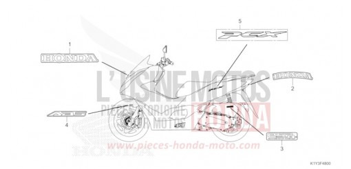 MARKE/EMBLEM WW125AP de 2023