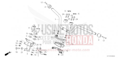 ROHRGRIFF/GRIFFABDECKUNG WW125AP de 2023