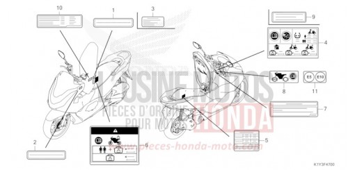 WARNETIKETT WW125AP de 2023
