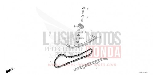 NOCKENWELLENKETTE/SPANNVORRICHTUNG WW125AP de 2023