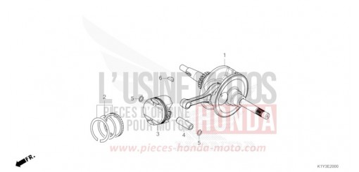 KURBELWELLE/KOLBEN WW125AP de 2023