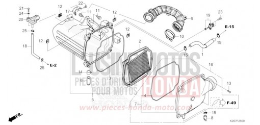LUFTFILTER MSX125AP de 2023