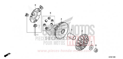 ANTRIEBSFLAECHE SH125ADE de 2014