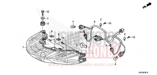 KOMBINATIONSLEUCHTE SH125ADG de 2016