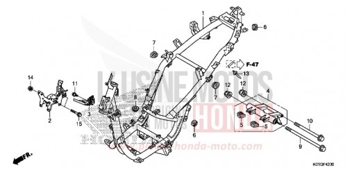 RAHMENKOERPER SH125ADG de 2016