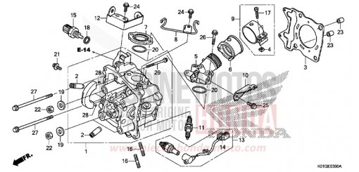 ZYLINDERKOPF SH125ADG de 2016
