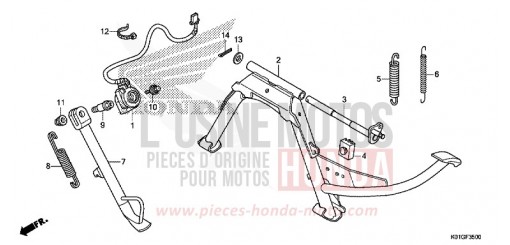 BEQUILLE SH125ADG de 2016